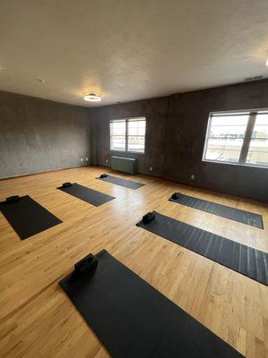 the yoga/fitness room