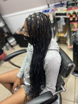 Boho Knotless Braids