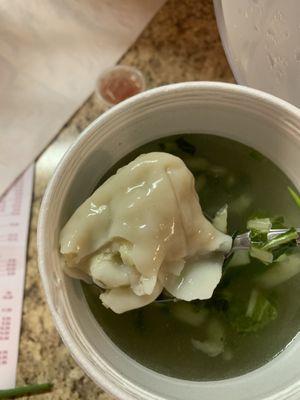 Wonton soup...