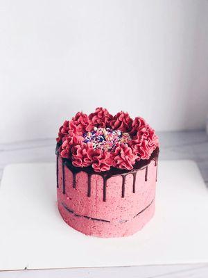 Rasberry Chocolate Birthday cake