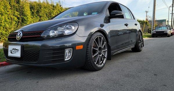 2013 Volkswagen GTI high-performance upgrade from South Bend Clutch, new slave cylinder and outer tie rods