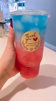 Cotton candy tea