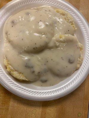 Biscuits and gravy