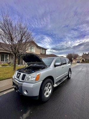 2006 Nissan Armada starter replacement