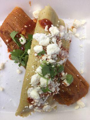 We have yummy tamales on the weekends!