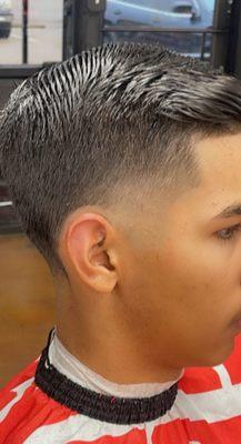 Bald taper fade