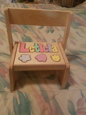 I am absolutely thrilled with this custom handcrafted work of art for my granddaughter's first birthday!