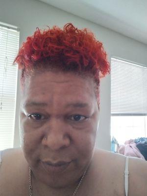 This is how I looked after sitting in Roberta Marshalls chair. Virgin relaxer my ass