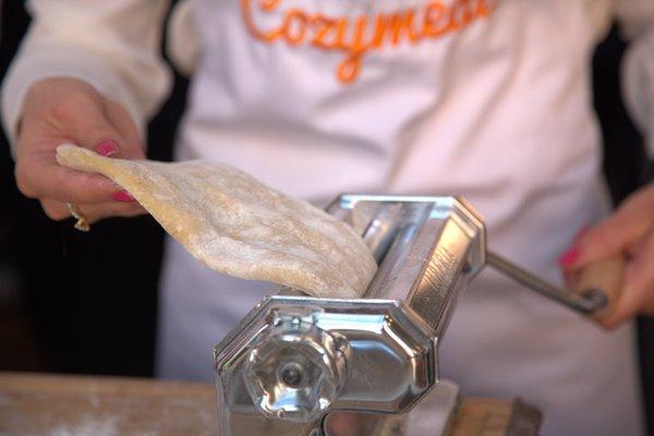 Pasta making class in Napa