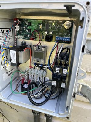 AQUAWORX Control panel troubleshoot and repair