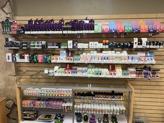 We carry E-Juice,disposable vapes and many  other vaping accessories