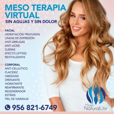 Mesoterapia excelente quemadora de grasa corporal localizada.  Agenda su cita hoy mismo para su evaluación gratuita 956-821-6749