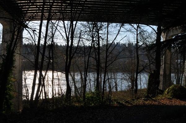 View of the park from the McLean House