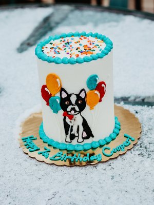 Dog birthday Cake