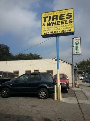 Sign from Foothill Blvd