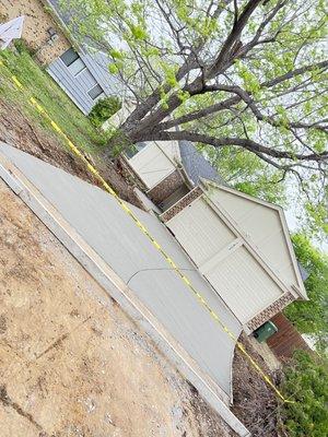 Driveway renovation