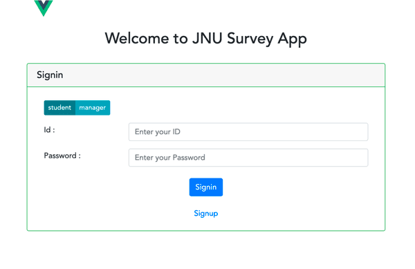 Blockchain Survey app