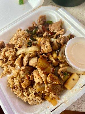 Chicken hibachi