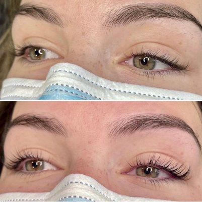 No more raccoon eyes! Your lashes but enhanced. Schedule your own lash lift and tint with Judy.