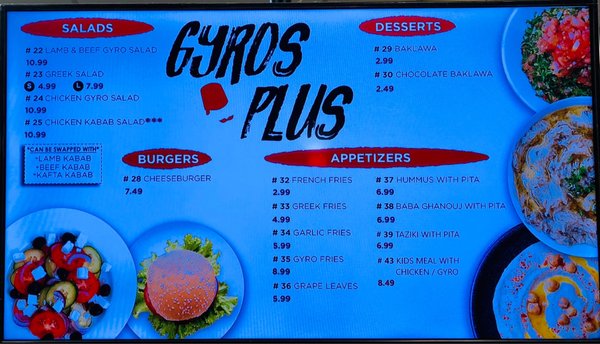 Menu as of 02/15/2022