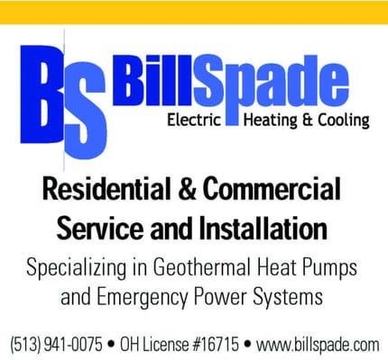 Bill Spade Electric, Heating & Cooling