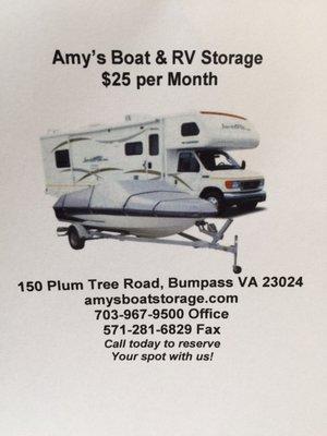 Amy's Boat & RV Storage