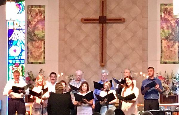 Hephatha's choir at Easter