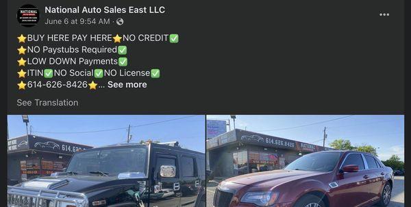 National Auto Sale East