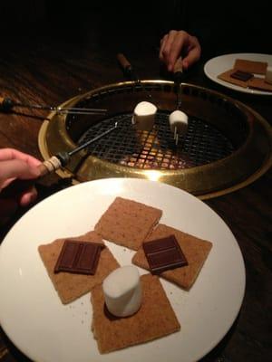 S'mores for dessert!