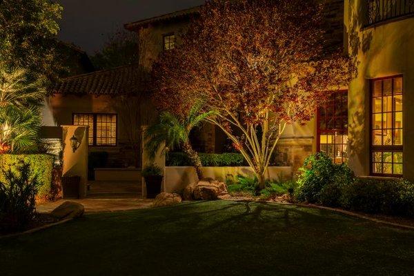 Outdoor Landscape and Hardscape Lighting by Innotech Integration