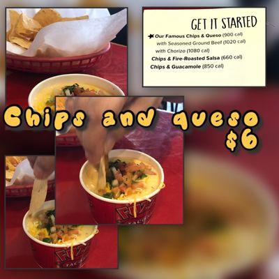 Chips & Queso $6 yummy