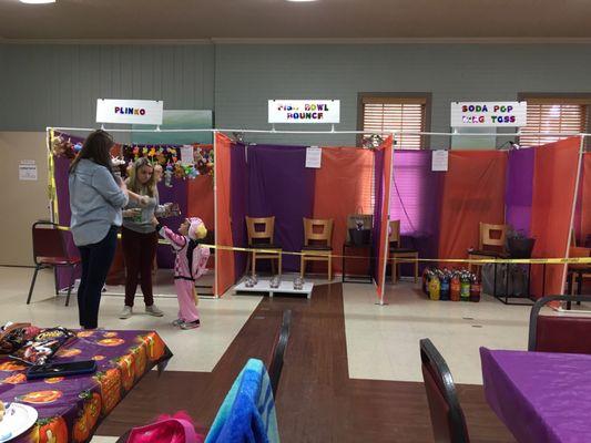 Child getting ready to enjoy October Festival at the church luncheon