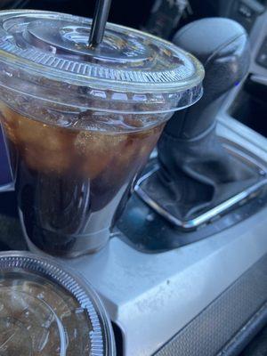 Cold brew black coffee (12 oz size)