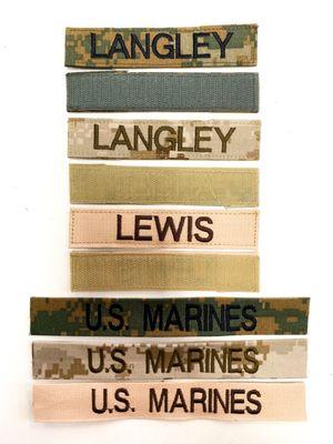 USMC Authentic Nametapes