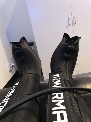 New experience ... Compression boots!