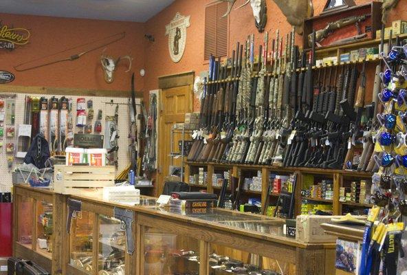 Copelands has a wide variety of guns, ammo, and hunting equipment.