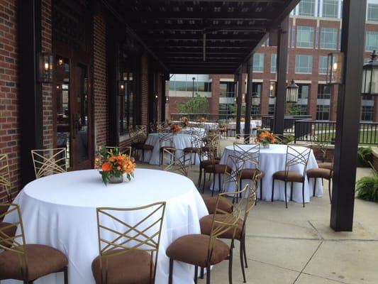 Lunch out on the terrace