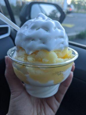 Mango ice vanilla twister