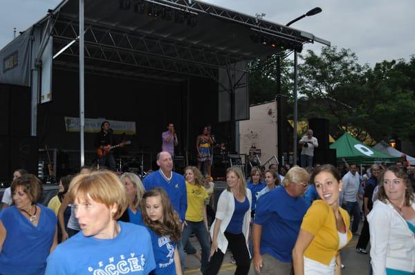 Dancers from age 8-60+ participated in the Flash Mob.