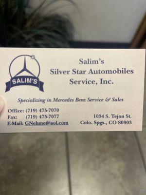 Salims Silver Star Automobile