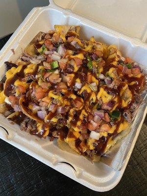 Brisket nachos