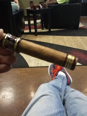 Enjoyed a vintage Macanudo maduro