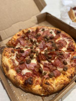 Carnivorous pizza