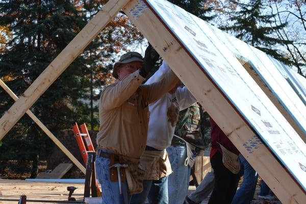 We are the proud sponsor of the 201st Habitat for Humanity Home in the Fox Cities (and the 1st and the 101st!) It's about being the church.