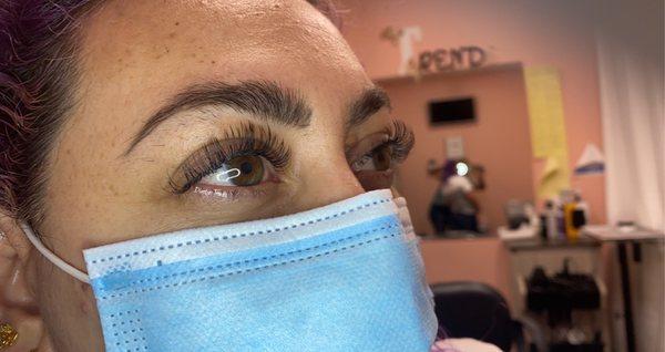 Classic lash extensions