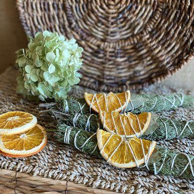 Locally foraged juniper smudge bundle