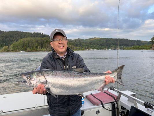 2024 Fishing for springers on the Willamette