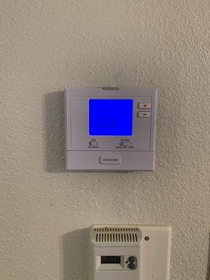 Digital thermostat installation