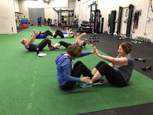 Women's fit club in action! 6:30 am class! ‍