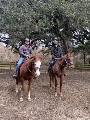 Horses: Rascal(right) and Chance(left)